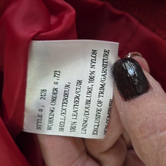 Margaret Godfrey Vintage Suede Blazer Lined Red Suede Leather Size 12 - Picture 9 of 9